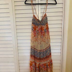 Free People Multicolor Floral Maxi Dress